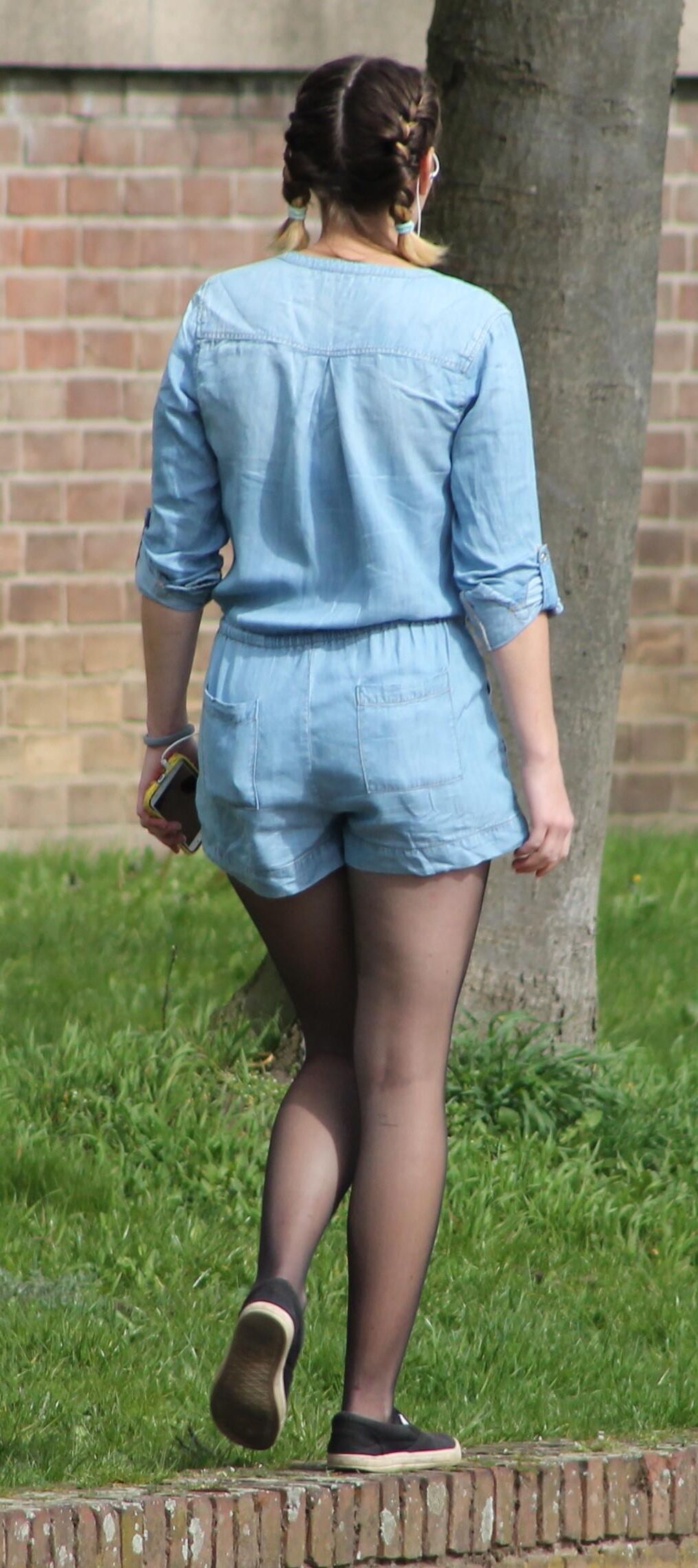 Filles candides adolescentes Street Voyeur