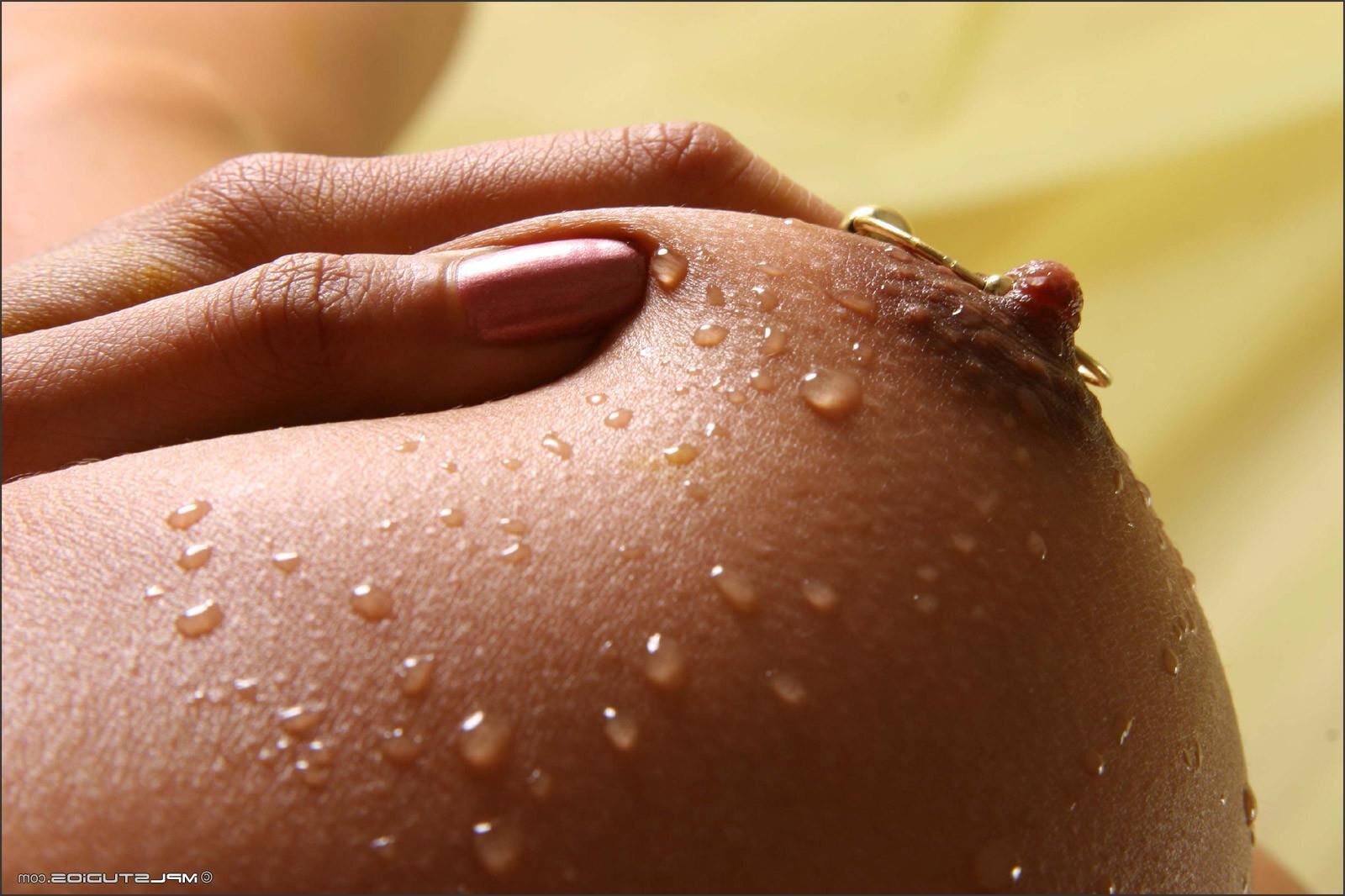 Kamilla / Lydia / Donita nude wet body, piercings