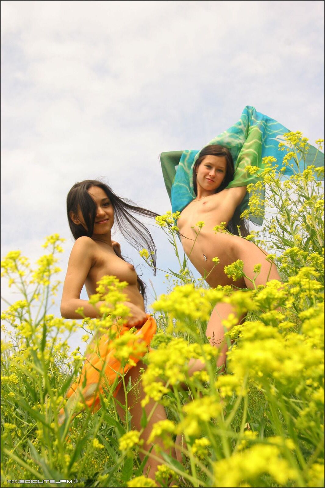 Kamilla / Lydia / Donita nude lesbian teens on the field