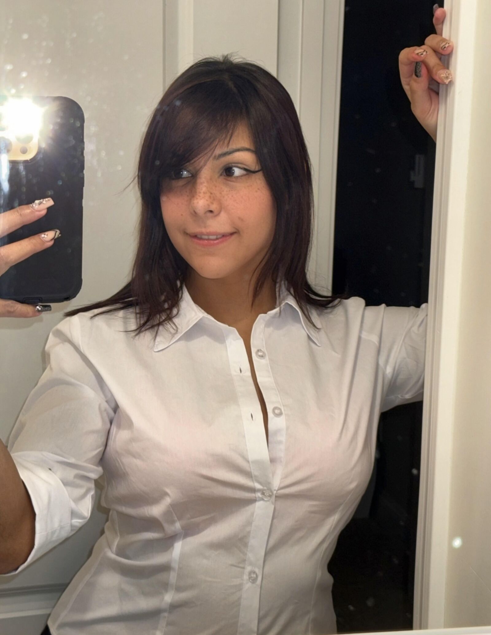 Mignon cate de taches de rousseur