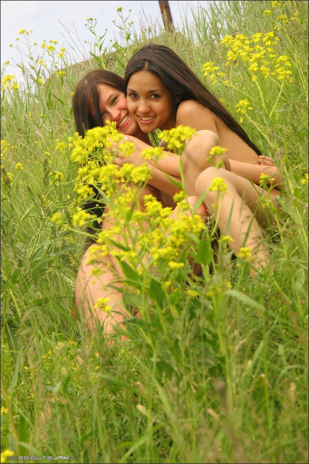 Kamilla / Lydia / Donita nude lesbian teens on the field