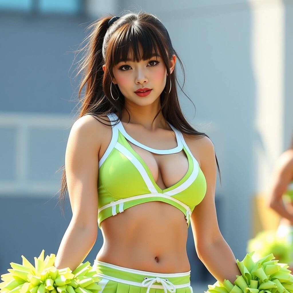 私の創造物はAI日本の女性チアリーダーを生み出しました