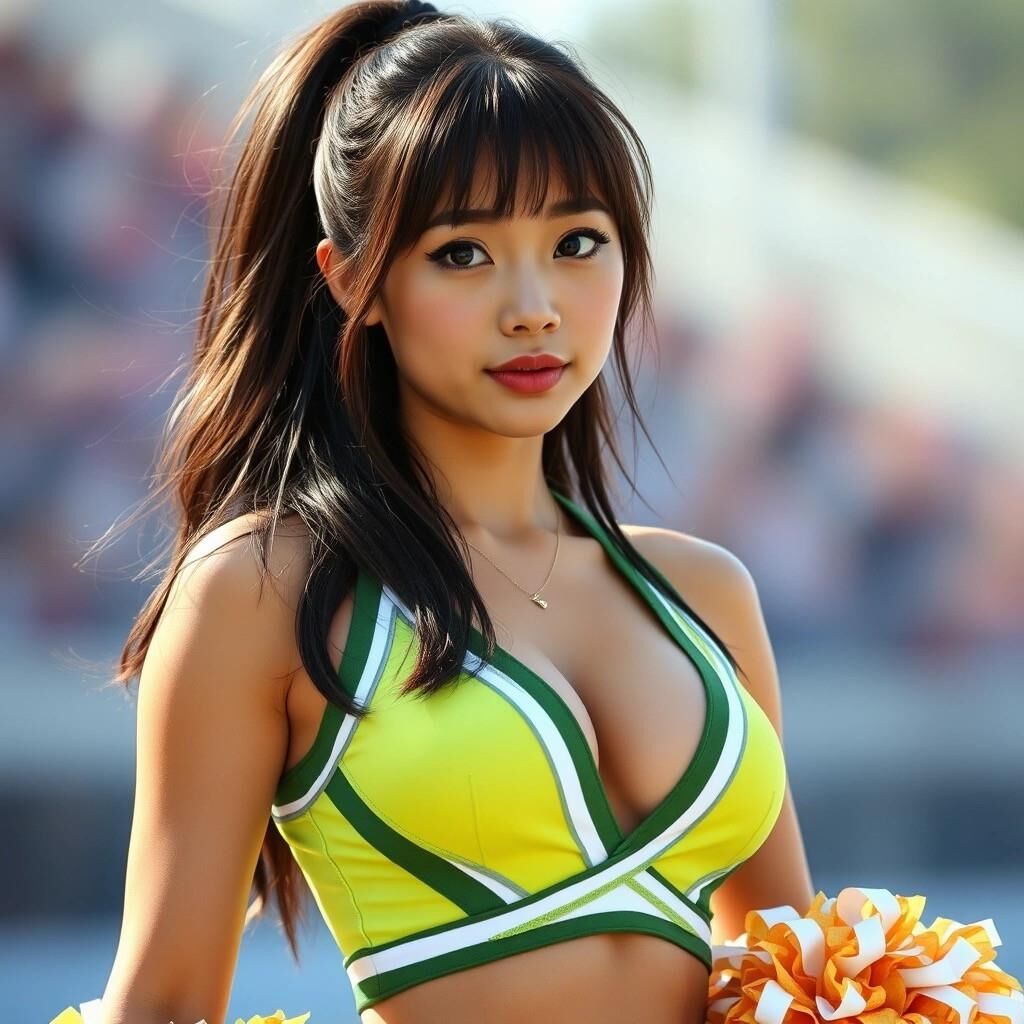 私の創造物はAI日本の女性チアリーダーを生み出しました
