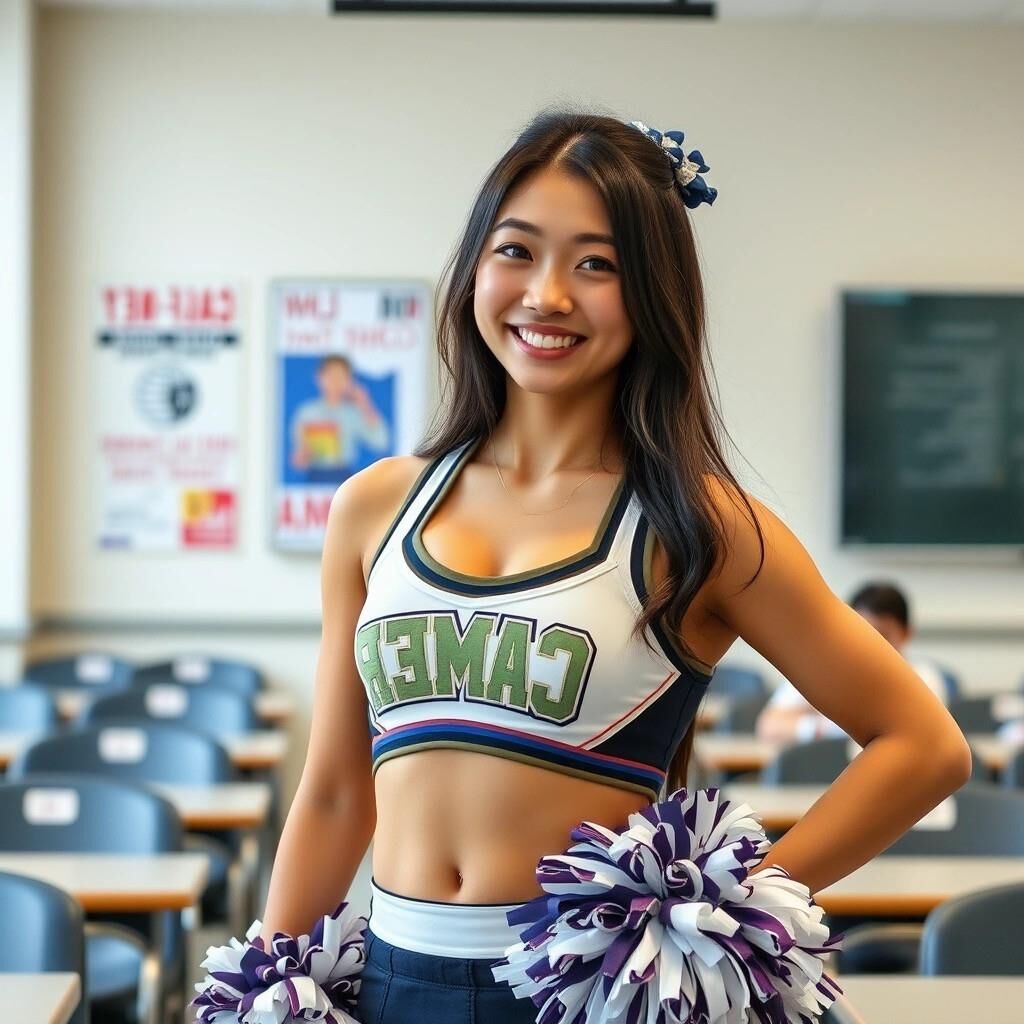 私の創造物はAI日本の女性チアリーダーを生み出しました