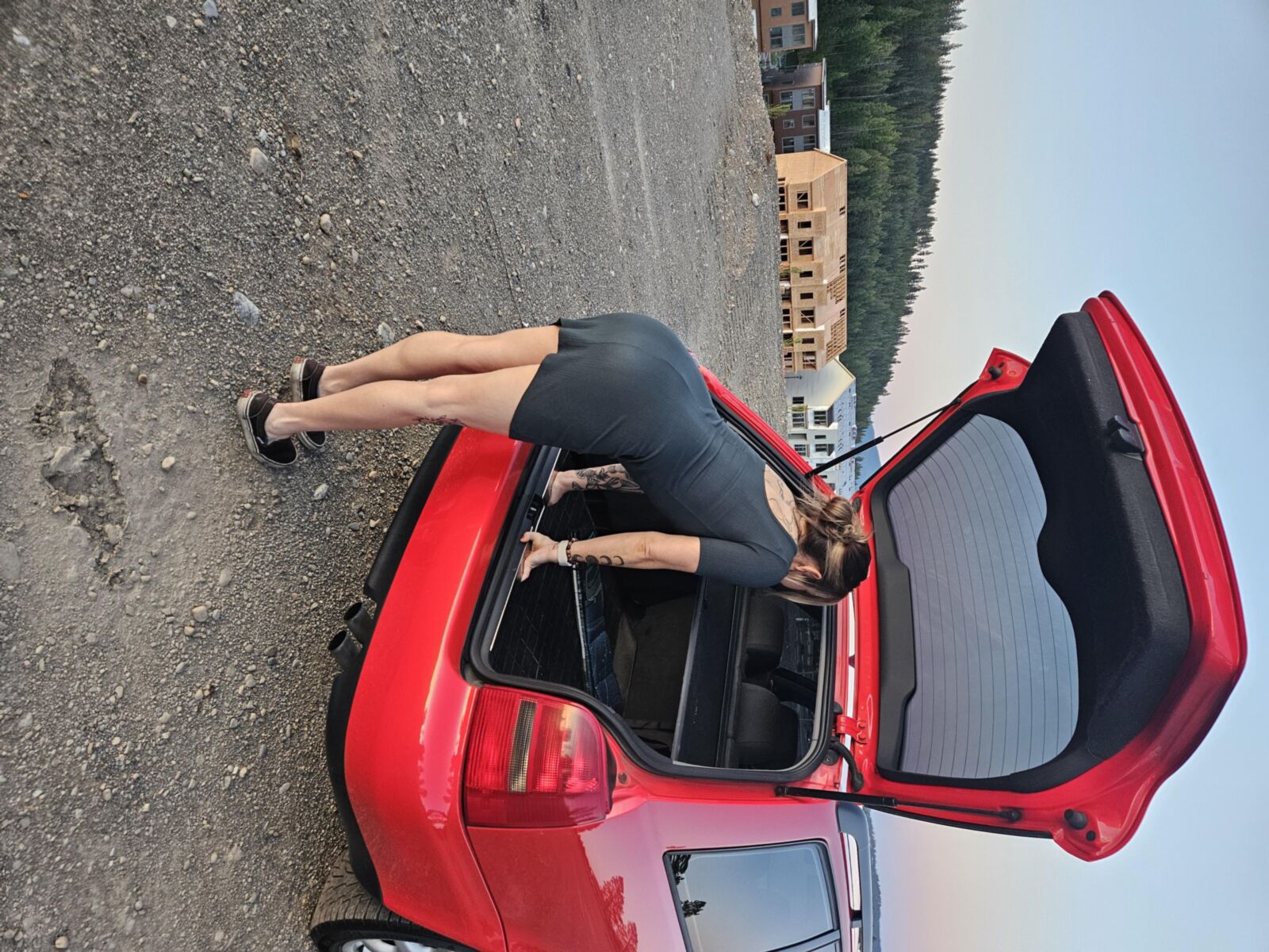 Amanda selfie and snap