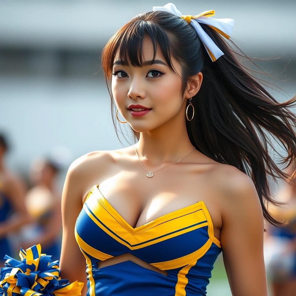 私の創造物はAI日本の女性チアリーダーを生み出しました