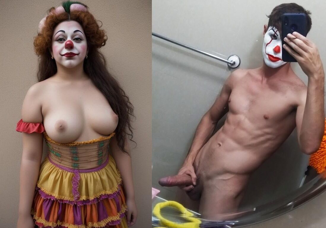 Cosplay para mudar para o palhaço