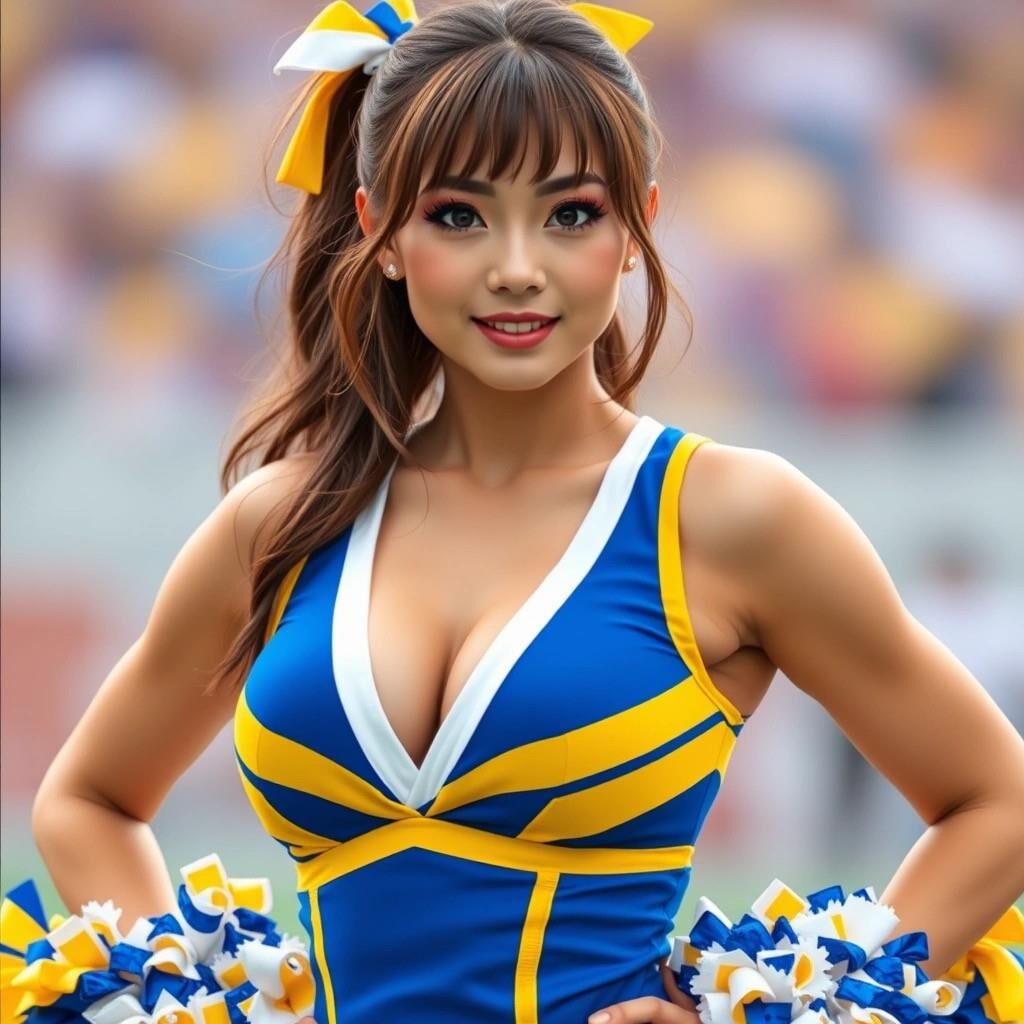 私の創造物はAI日本の女性チアリーダーを生み出しました