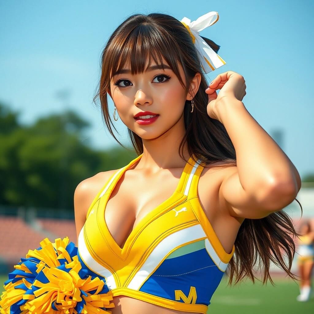 私の創造物はAI日本の女性チアリーダーを生み出しました