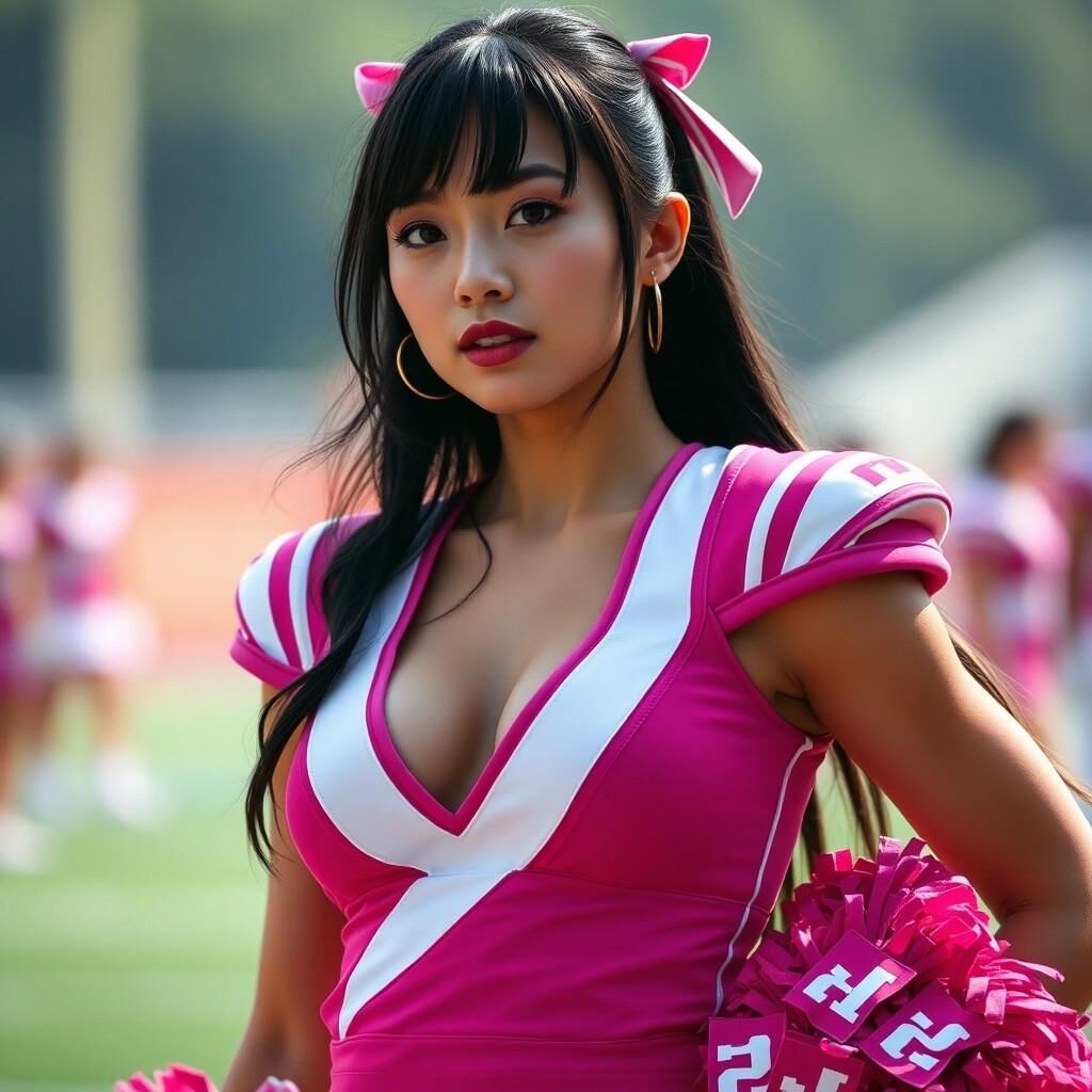 私の創造物はAI日本の女性チアリーダーを生み出しました