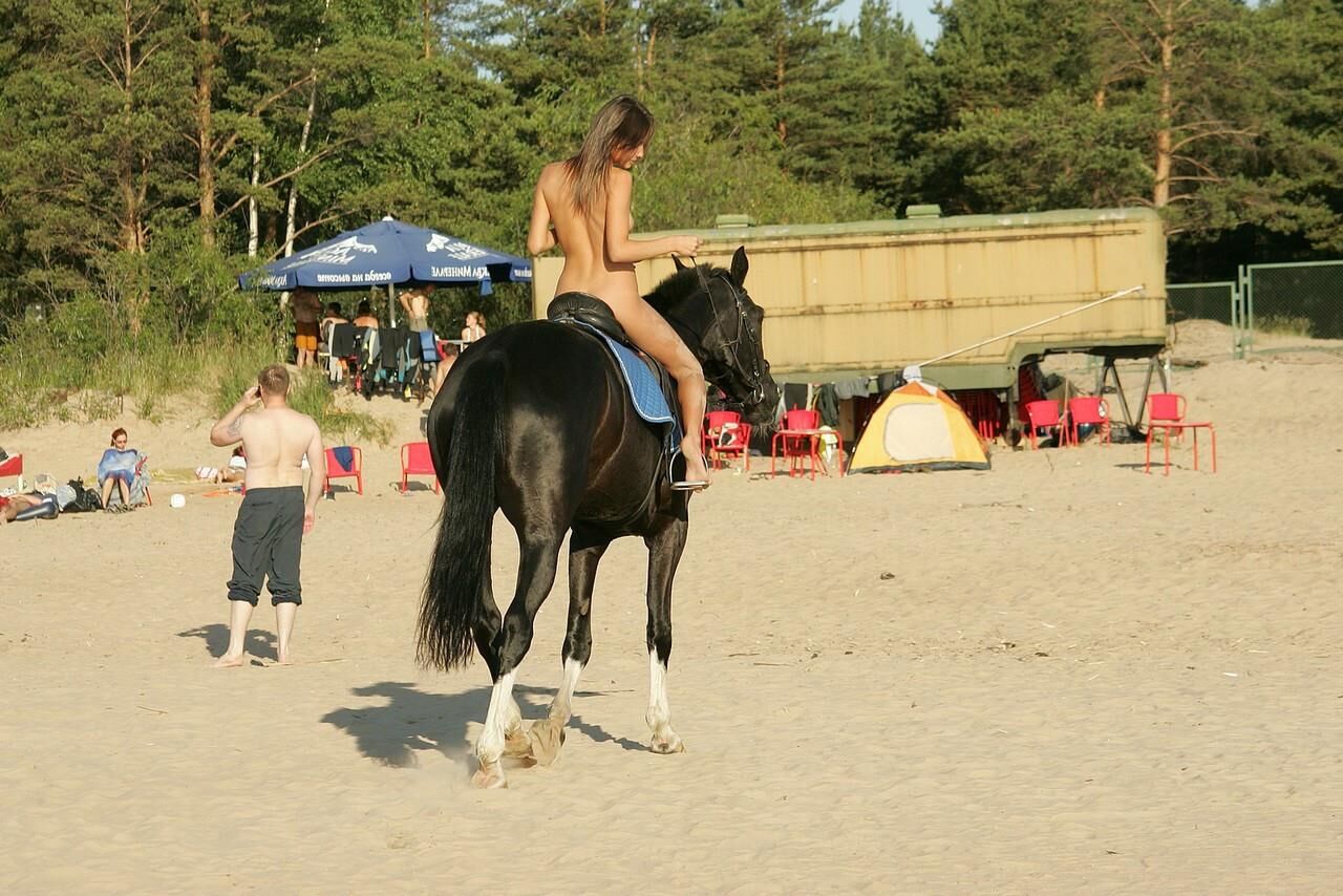 Chicas y caballos