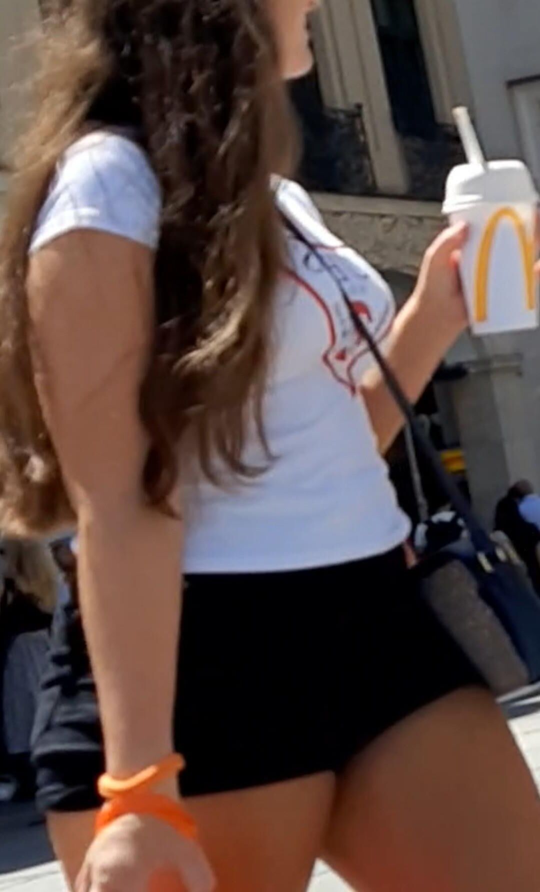 Streetgirls en pantalones cortos