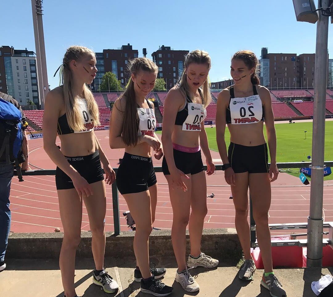 Slutty sporty athletes teasing you 