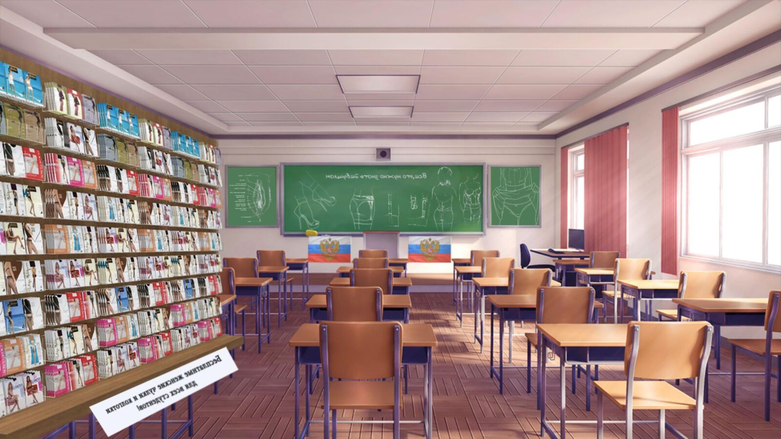 Larissas Russische Studentinnen und Lehrer im Klassenzimmer