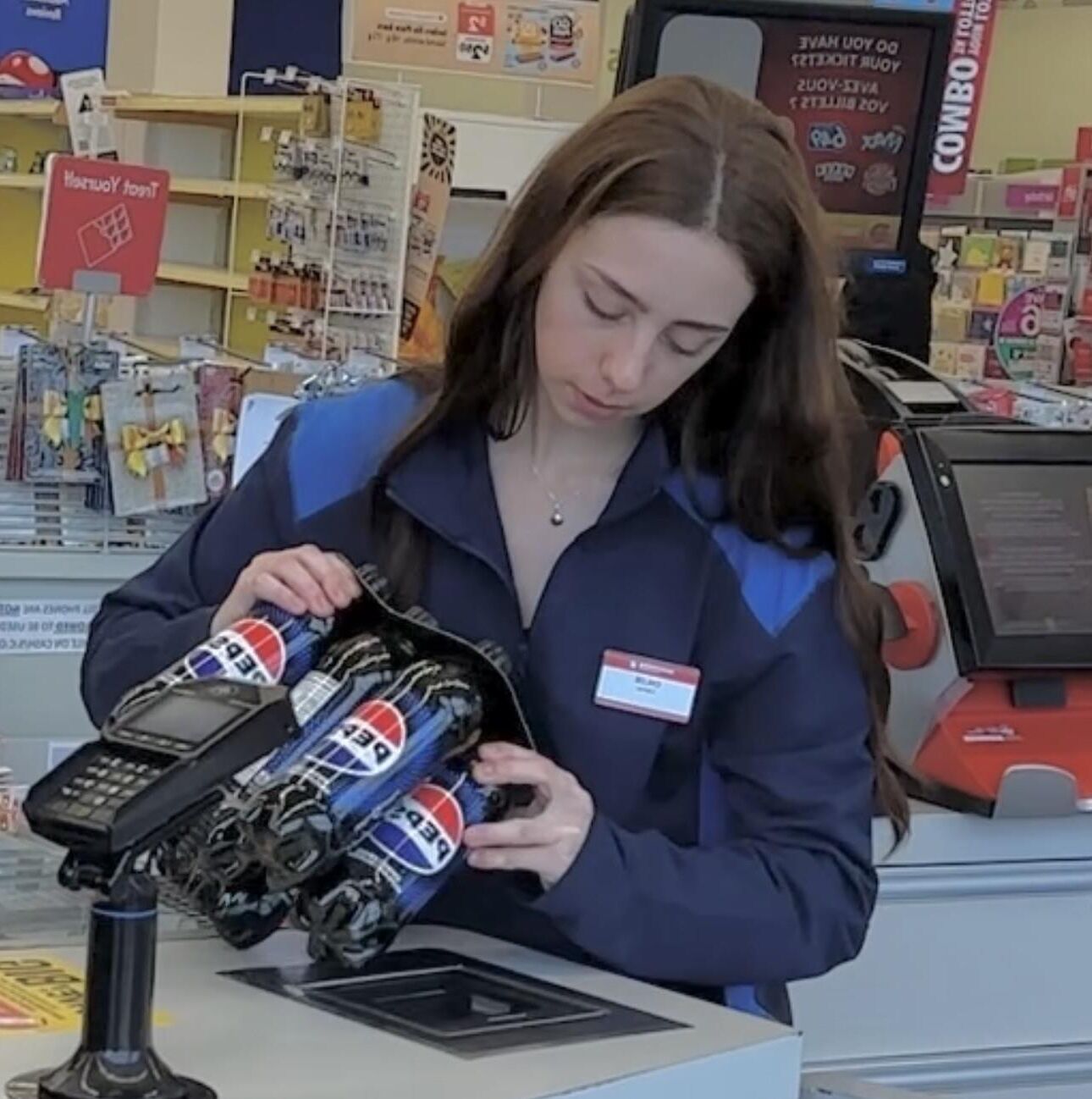 Cashier helper