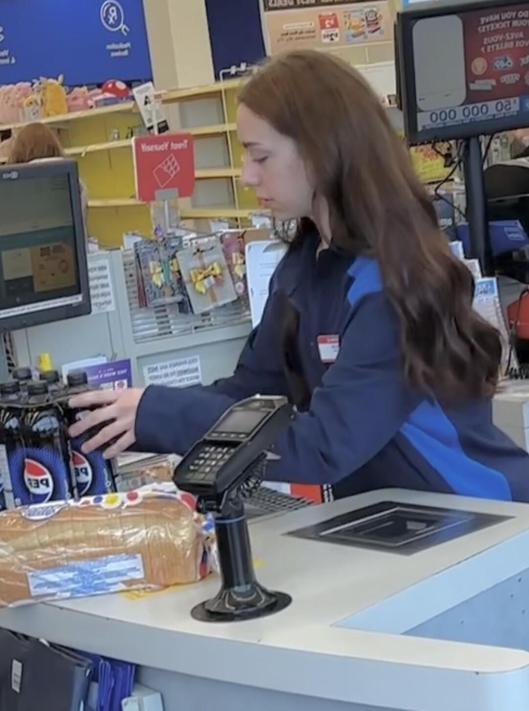 Cashier helper