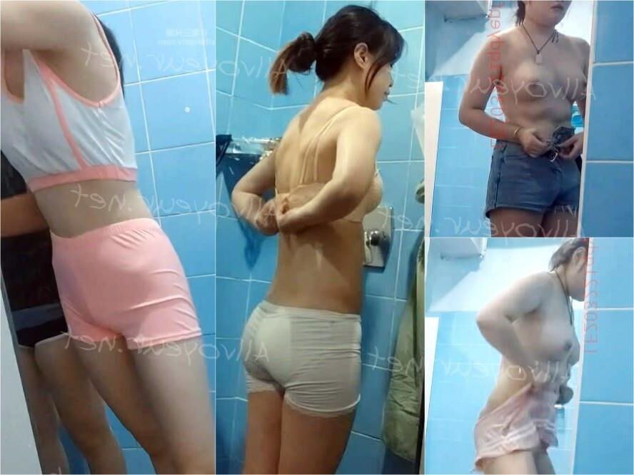 Bath Club en China cambiando de ropa y filmado en secreto