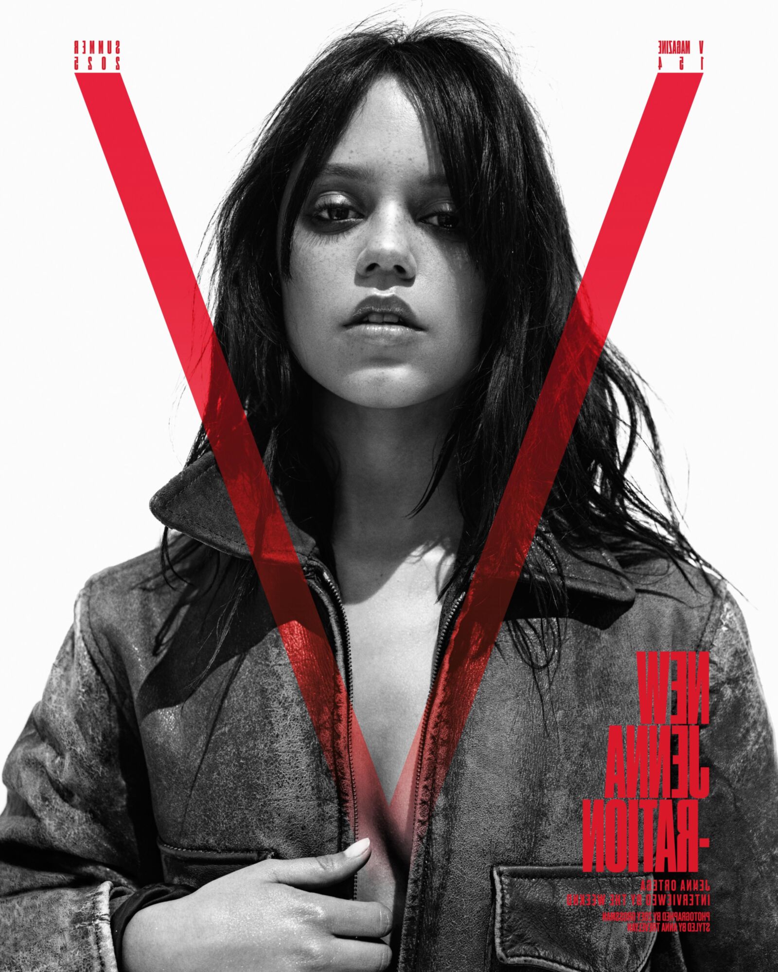 Edição de revista Jenna Ortega V
