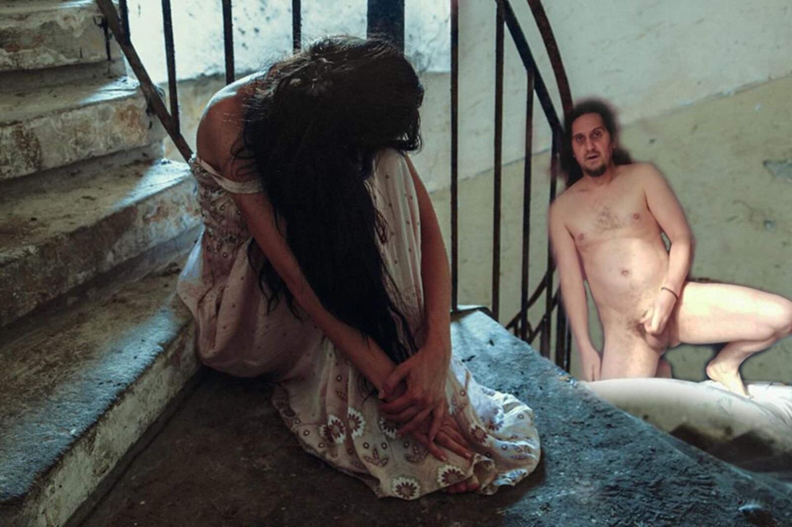 bizare young teen play with own (scat)