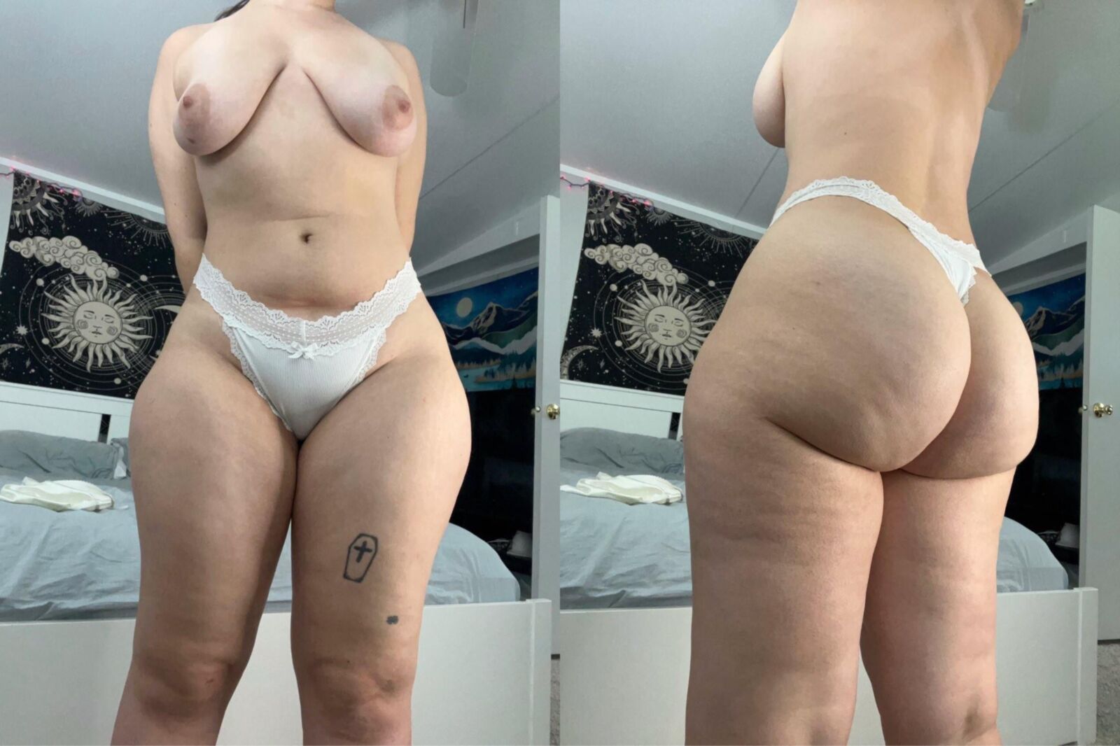 Luna énorme cul gros seins