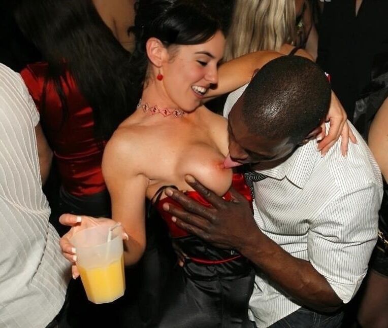 Your girls tits are now black owned