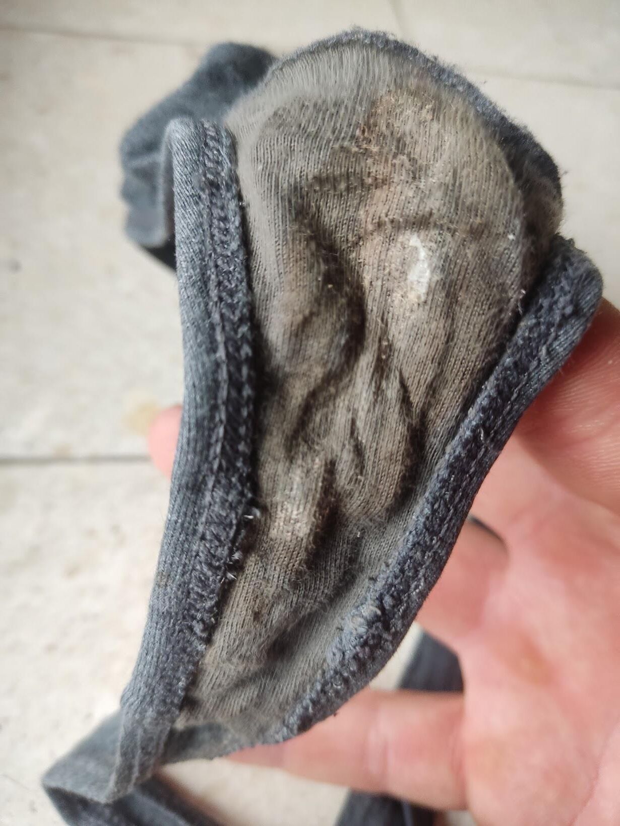 Mila ihr getragener süßer tanga
