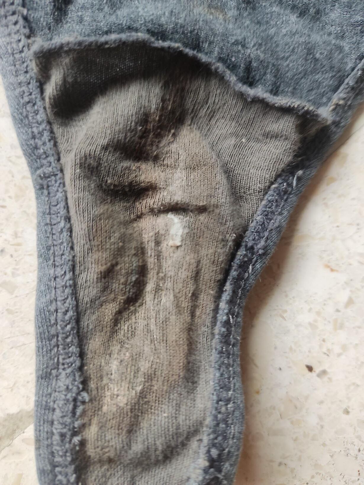 Mila ihr getragener süßer tanga