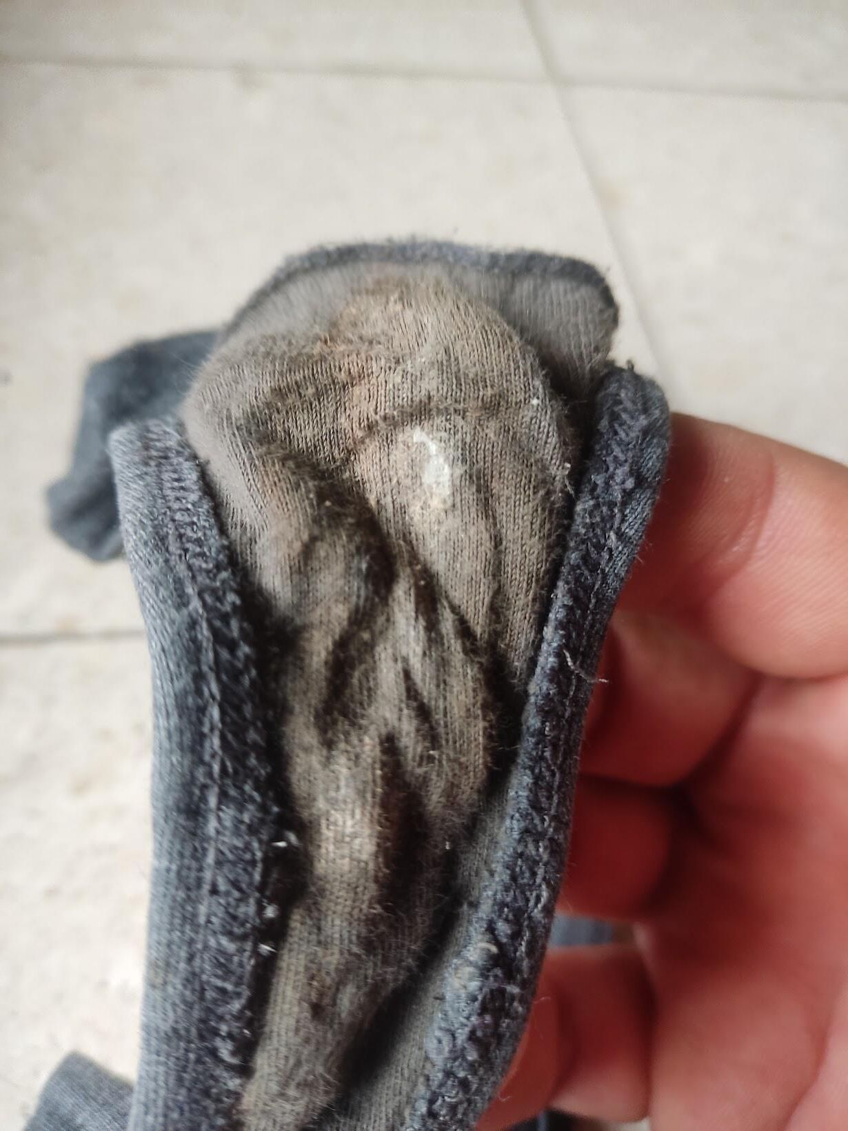 Mila ihr getragener süßer tanga