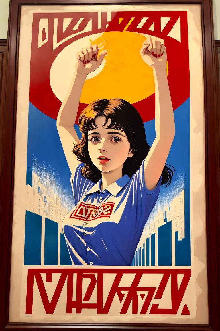 Ai sowjetische Gewerkschaftsaktivist Mädchen