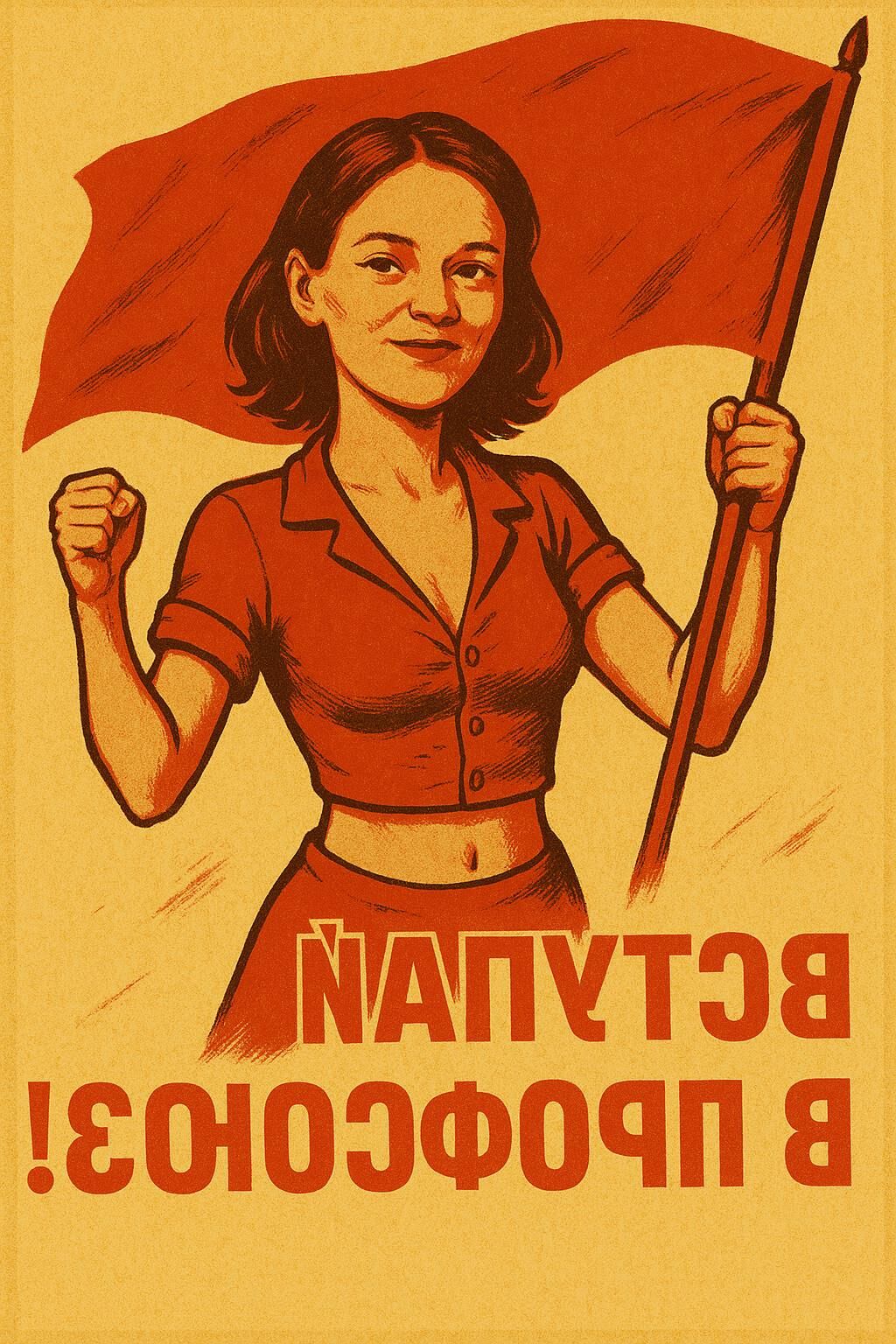 Ai sowjetische Gewerkschaftsaktivist Mädchen
