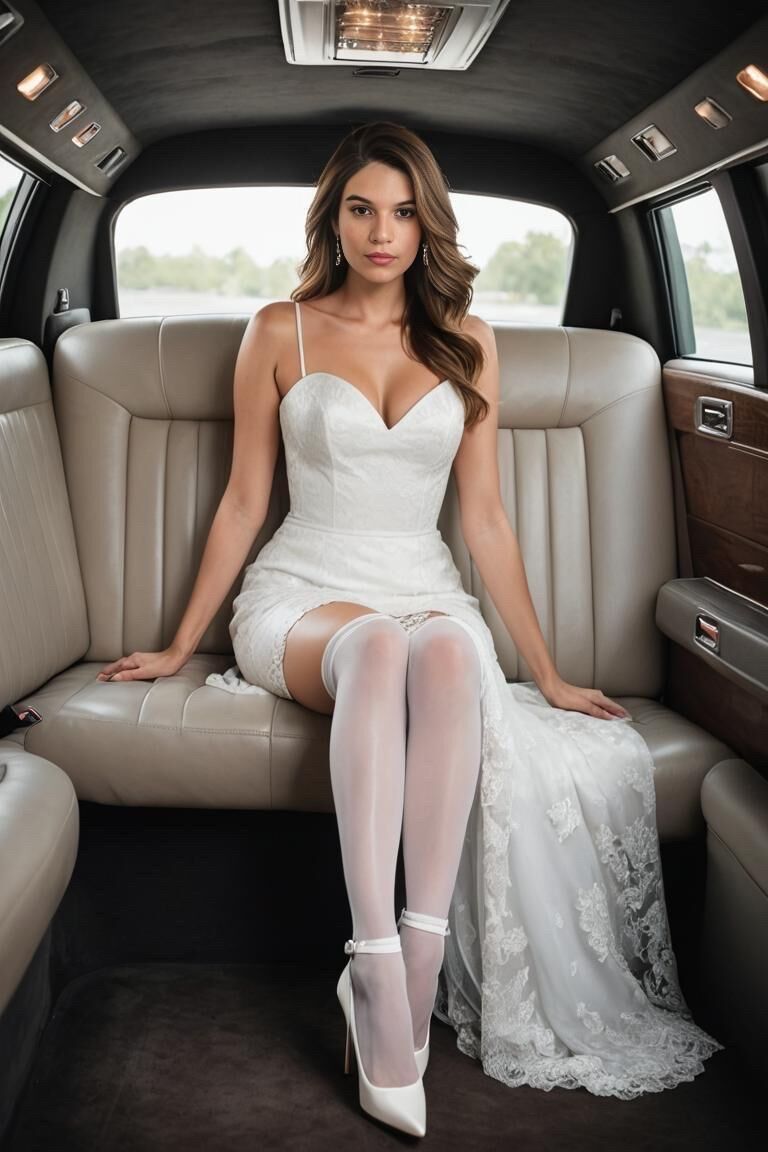 Ai Girl Limousie Braut
