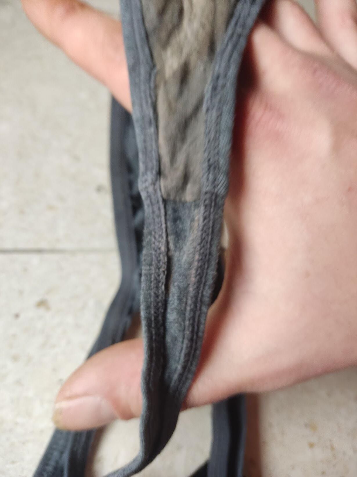 Mila ihr getragener süßer tanga