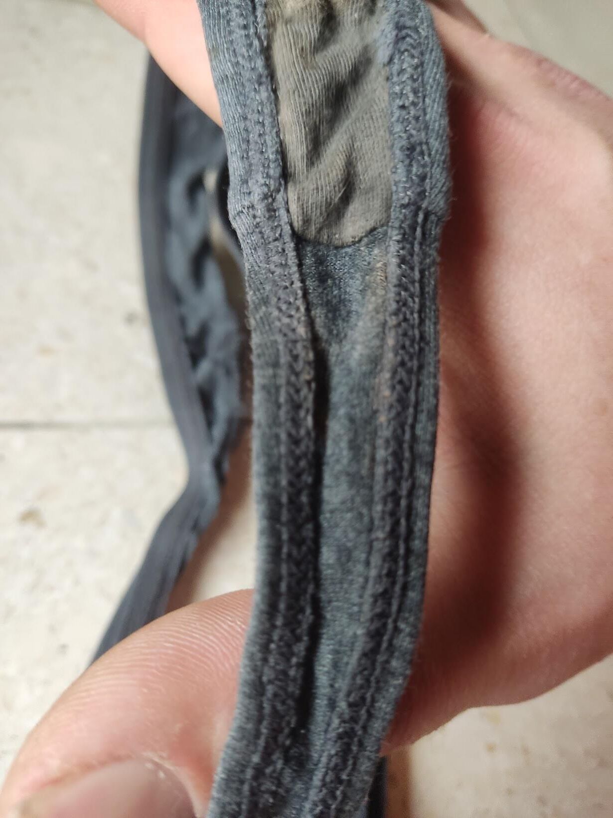 Mila ihr getragener süßer tanga