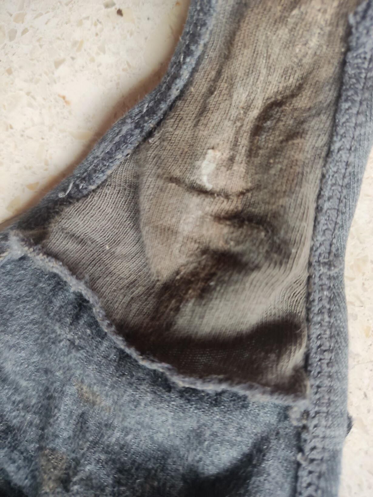 Mila ihr getragener süßer tanga