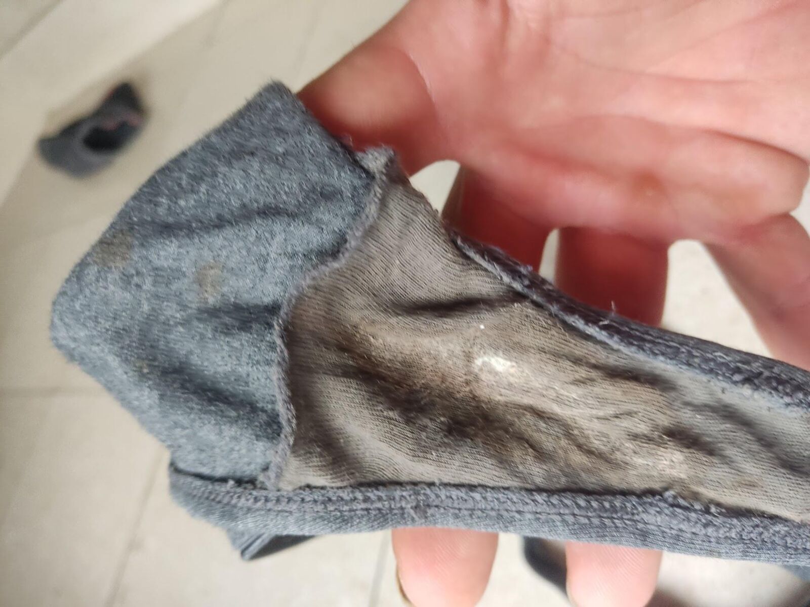 Mila ihr getragener süßer tanga