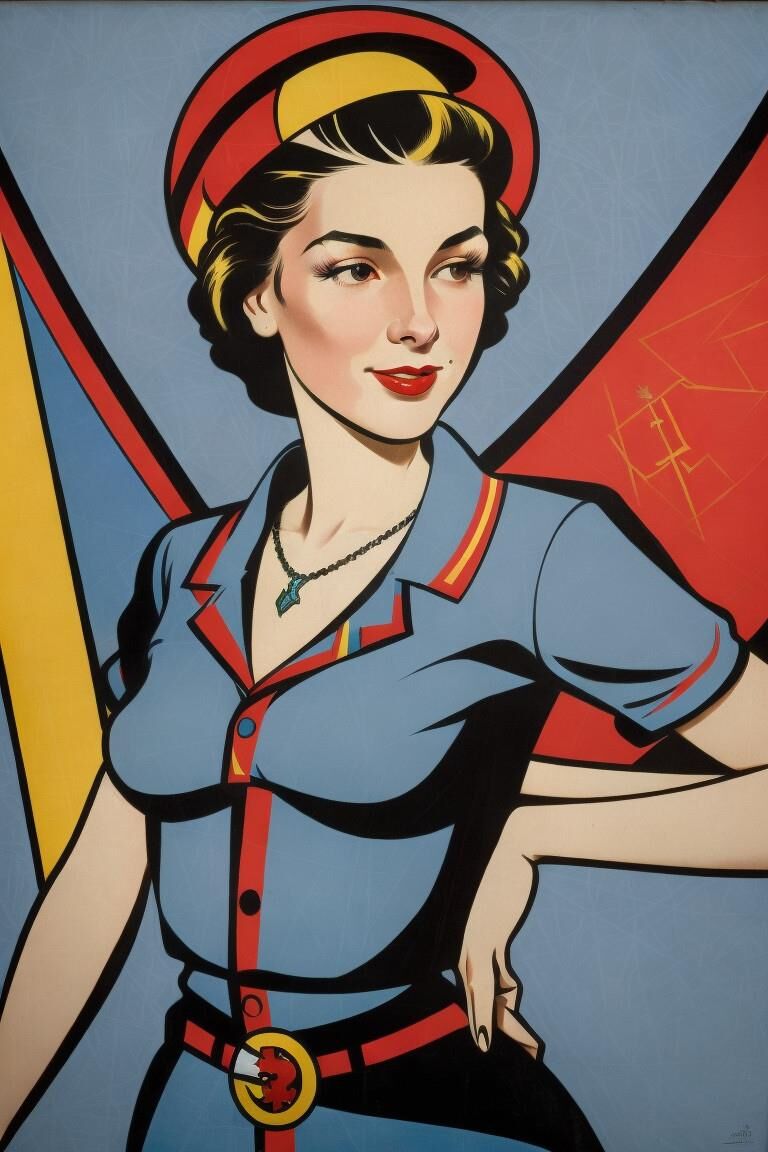 Ai sowjetische Gewerkschaftsaktivist Mädchen