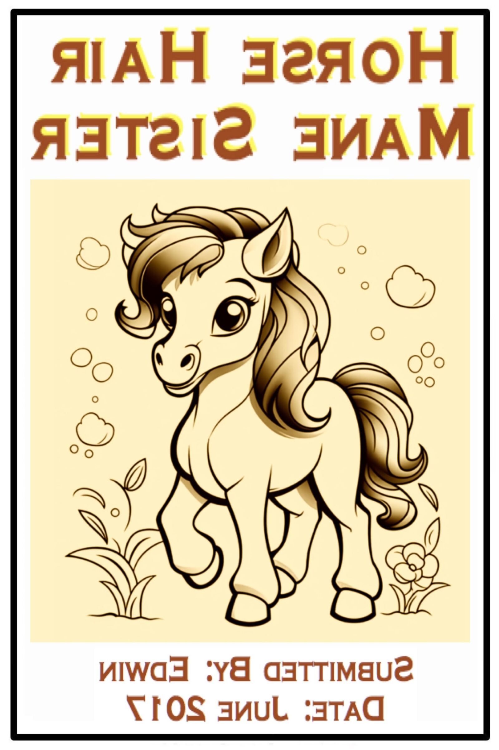 Edwin and Brandi: "Horse Hair Mane Sister"