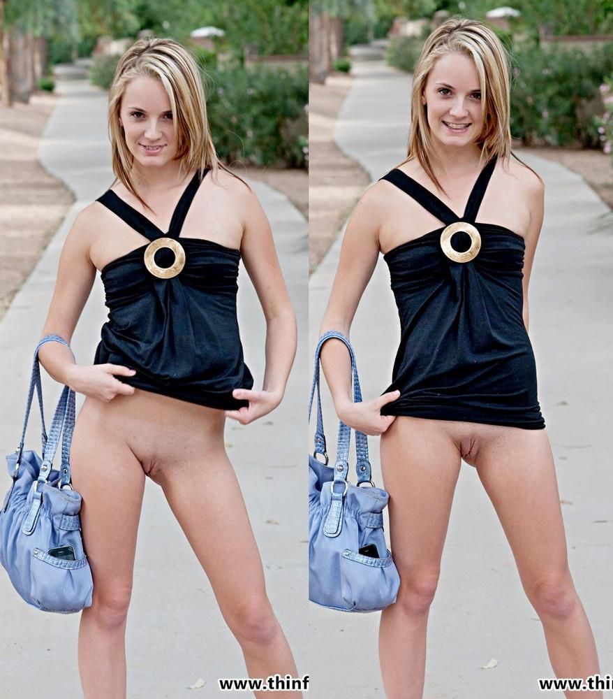 Upskirt No Knickers