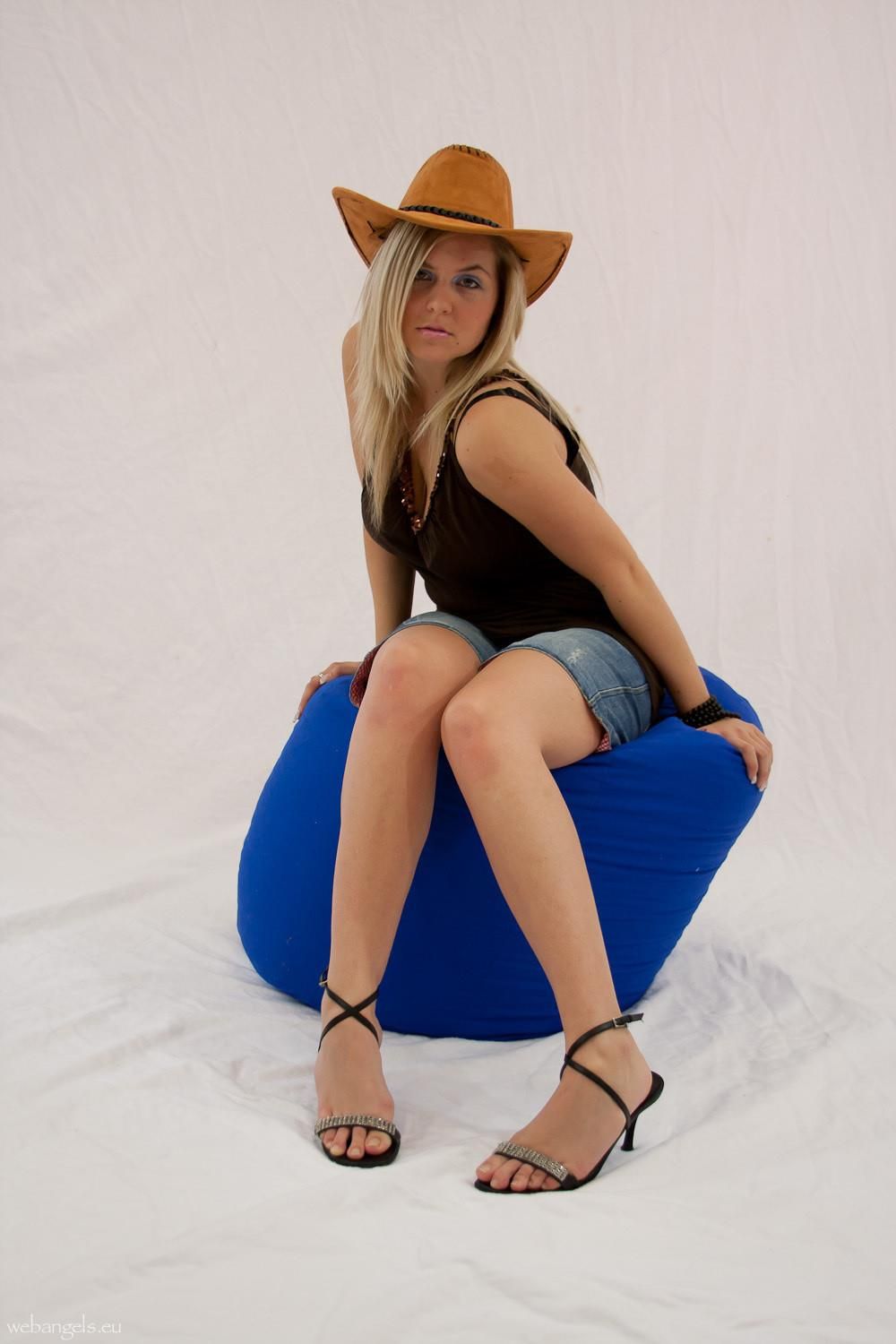 Alexandra Big tits cowgirl