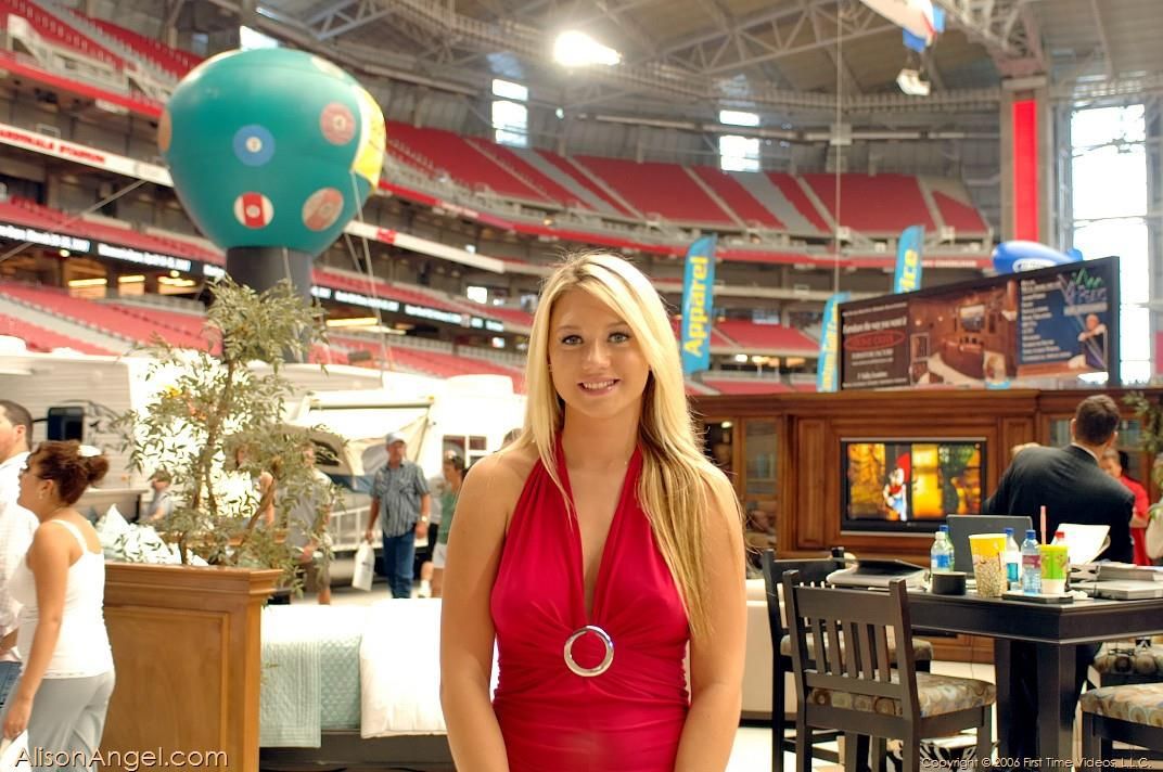 Alison Angel Pussy out and about