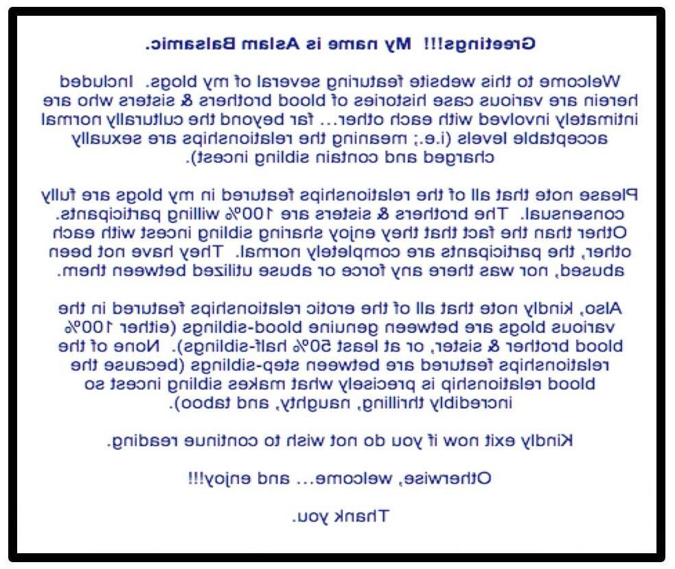 Múltiplos casais de incesto: "Skimpy Sister Bikini"