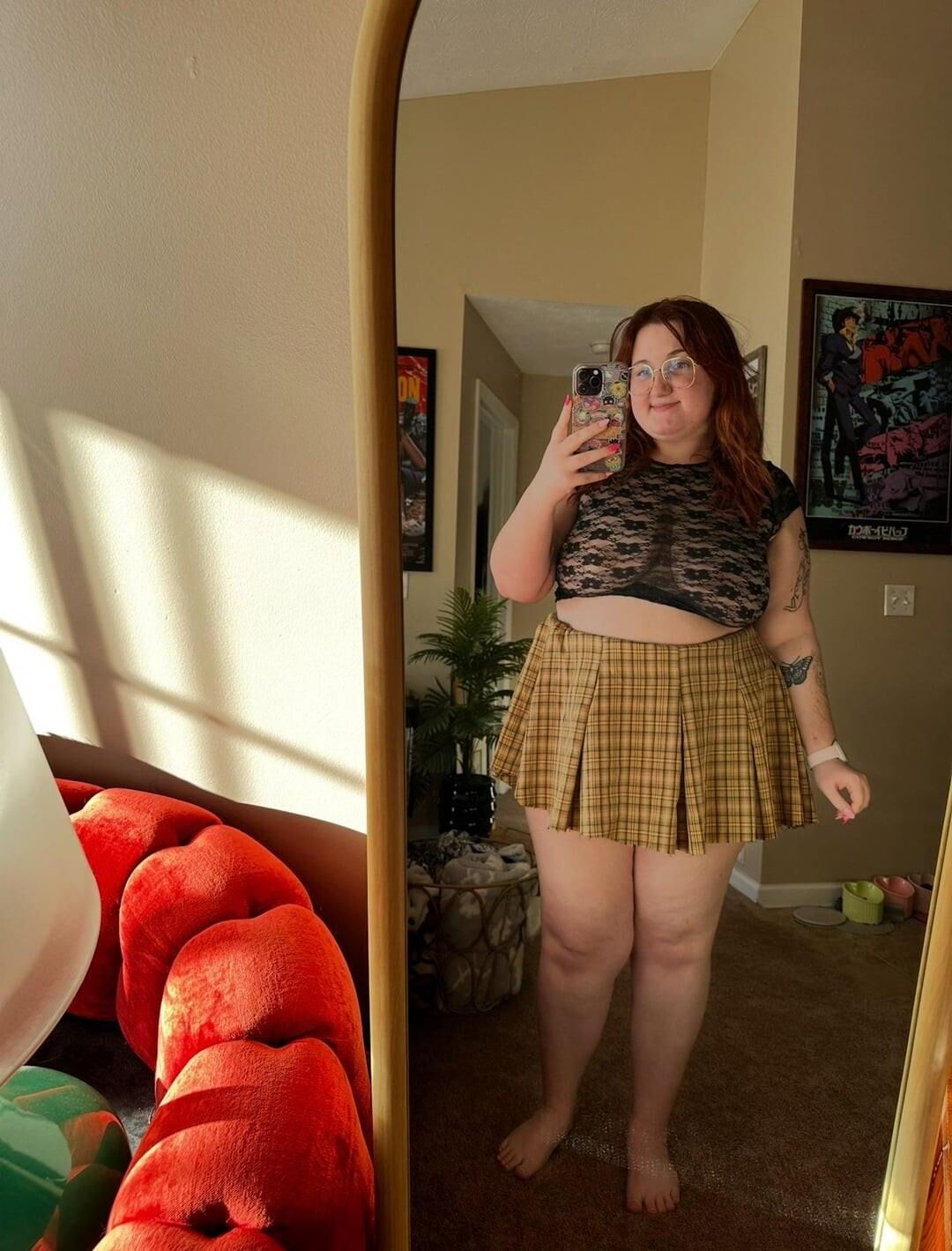 Cute Plump Nerd Faye