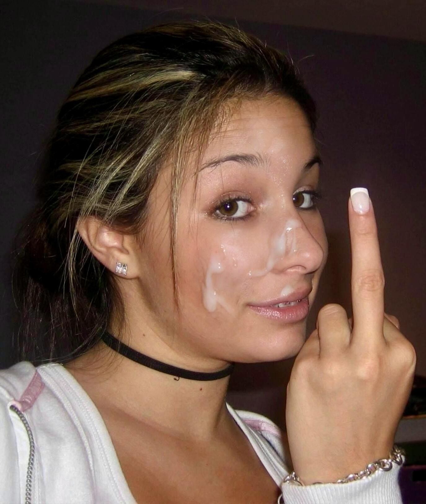 Middle finger aka good bitches fuck feminism
