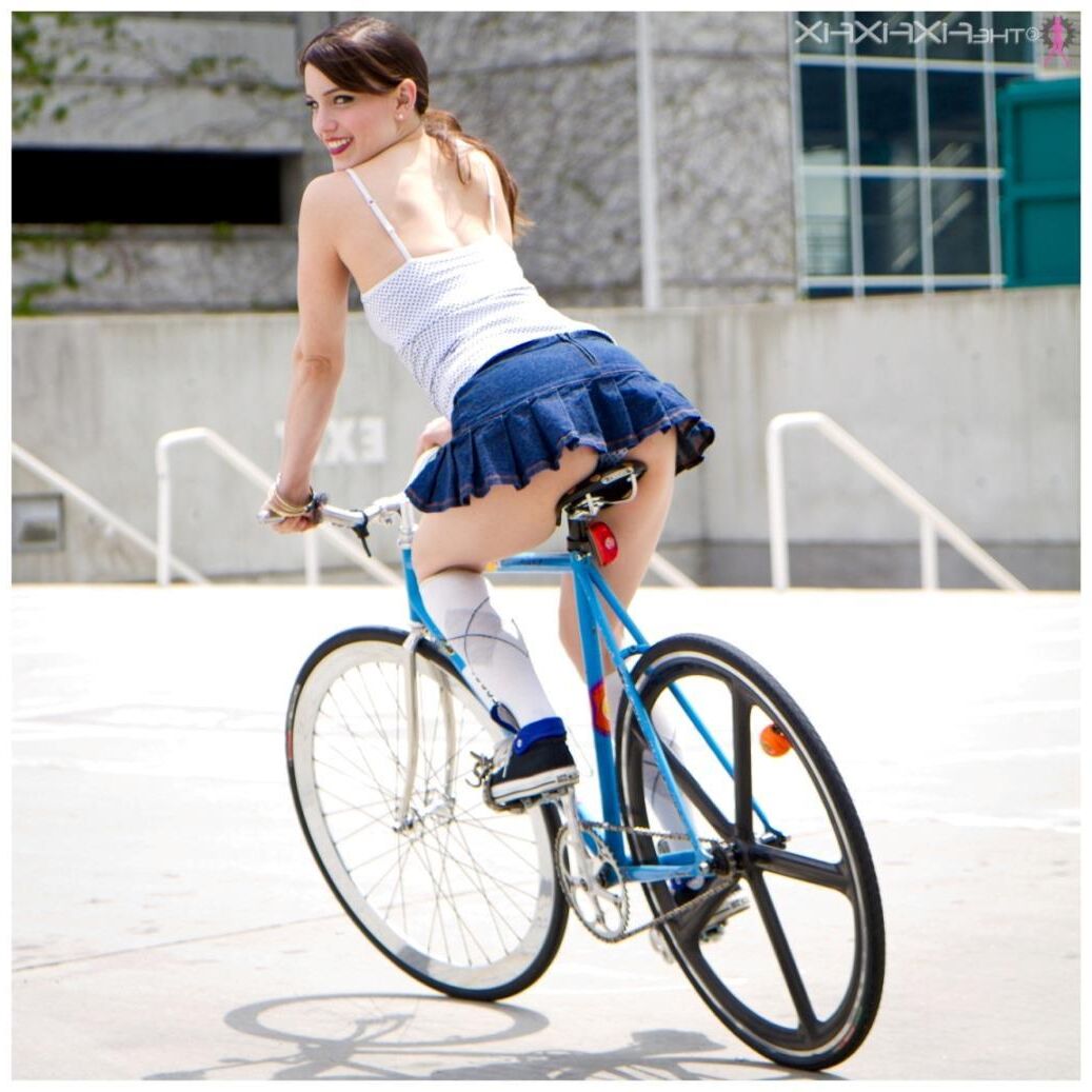 Girls and bicycles...who will go on a trip with them?