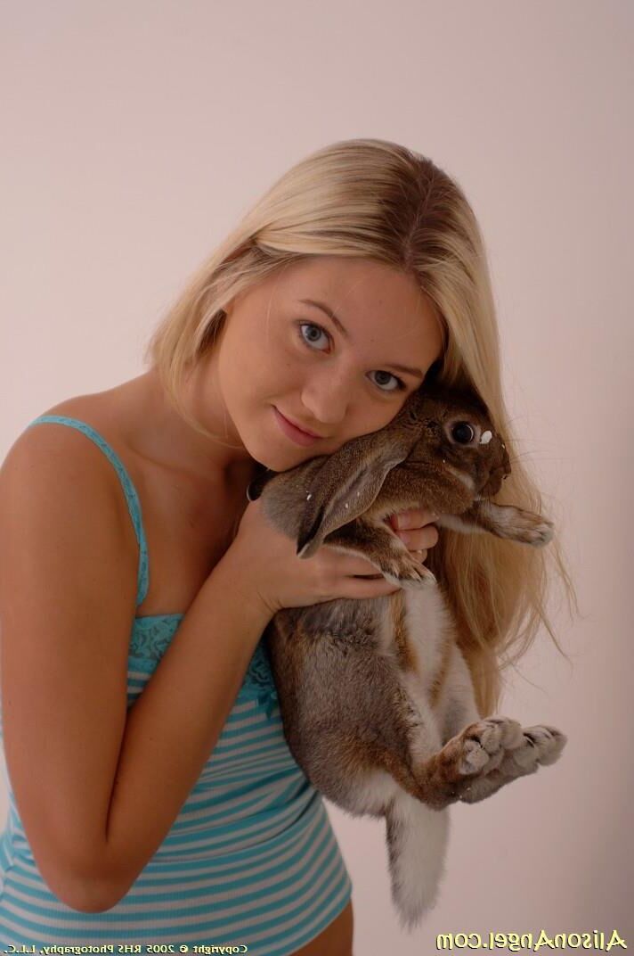 Alison Angel Fluffy Bunny