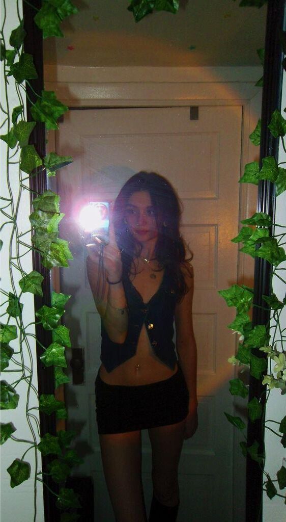 That mirror gets a workout