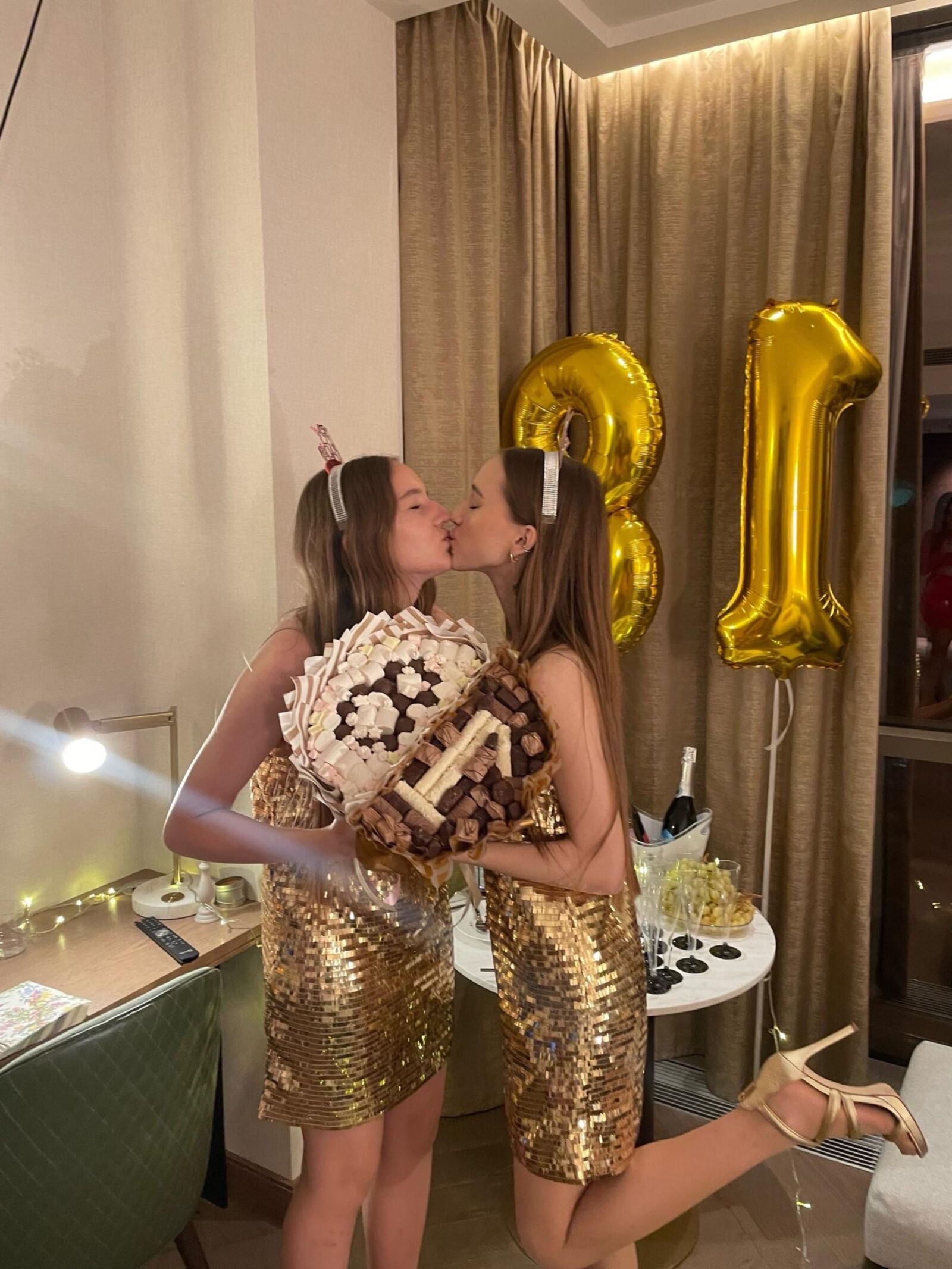 Non Nude Sisters th Birthday