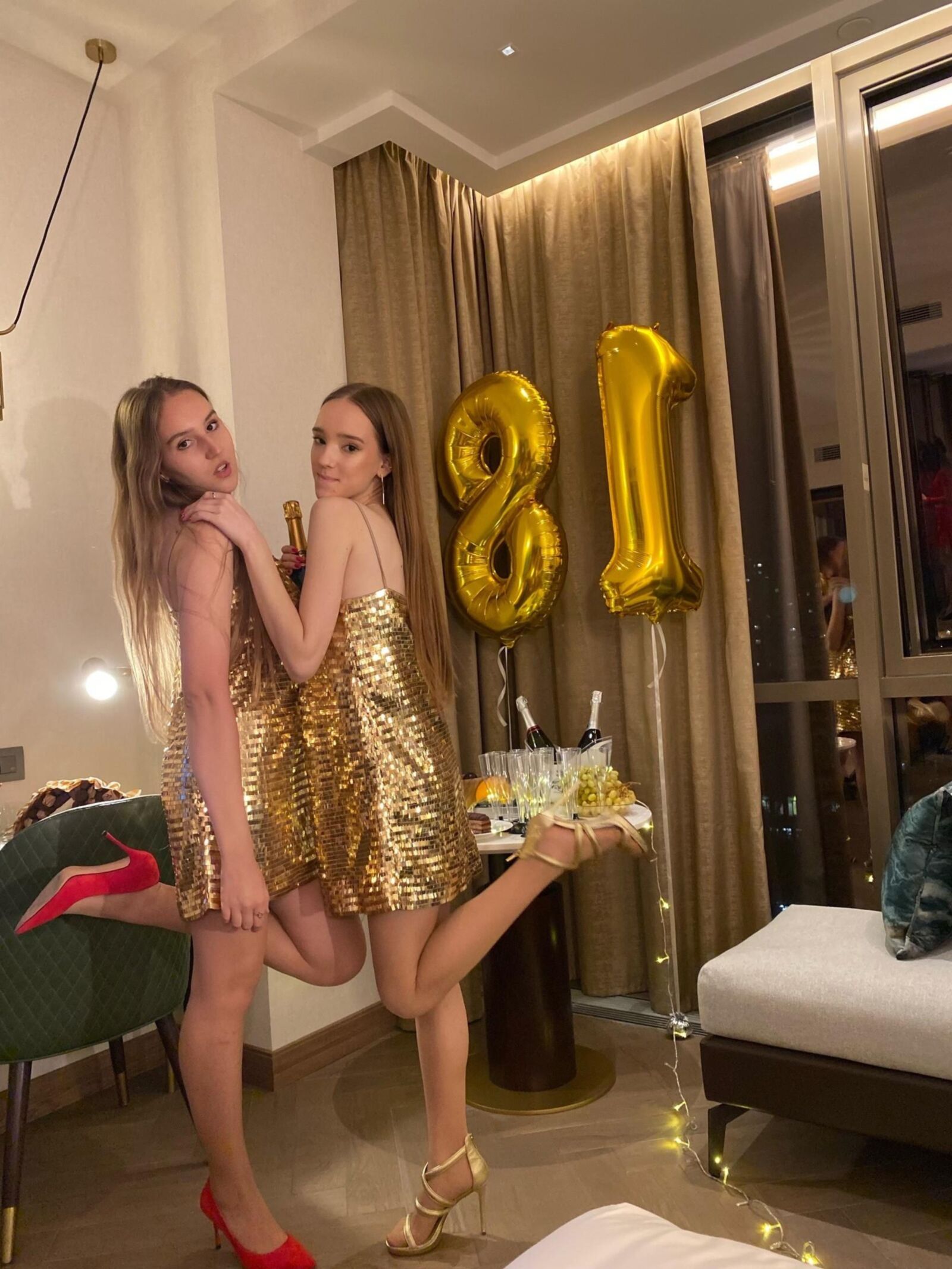 Non Nude Sisters th Birthday