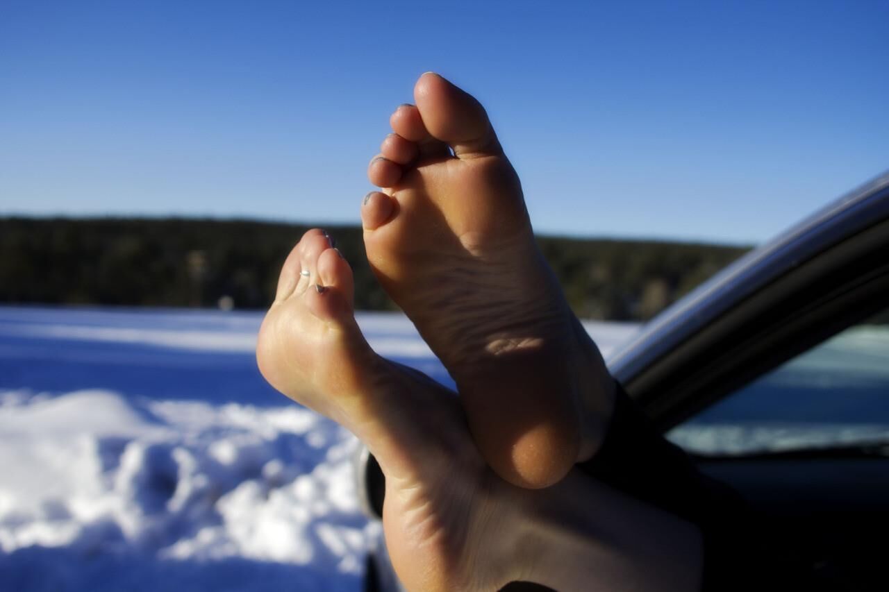 Pieds de près