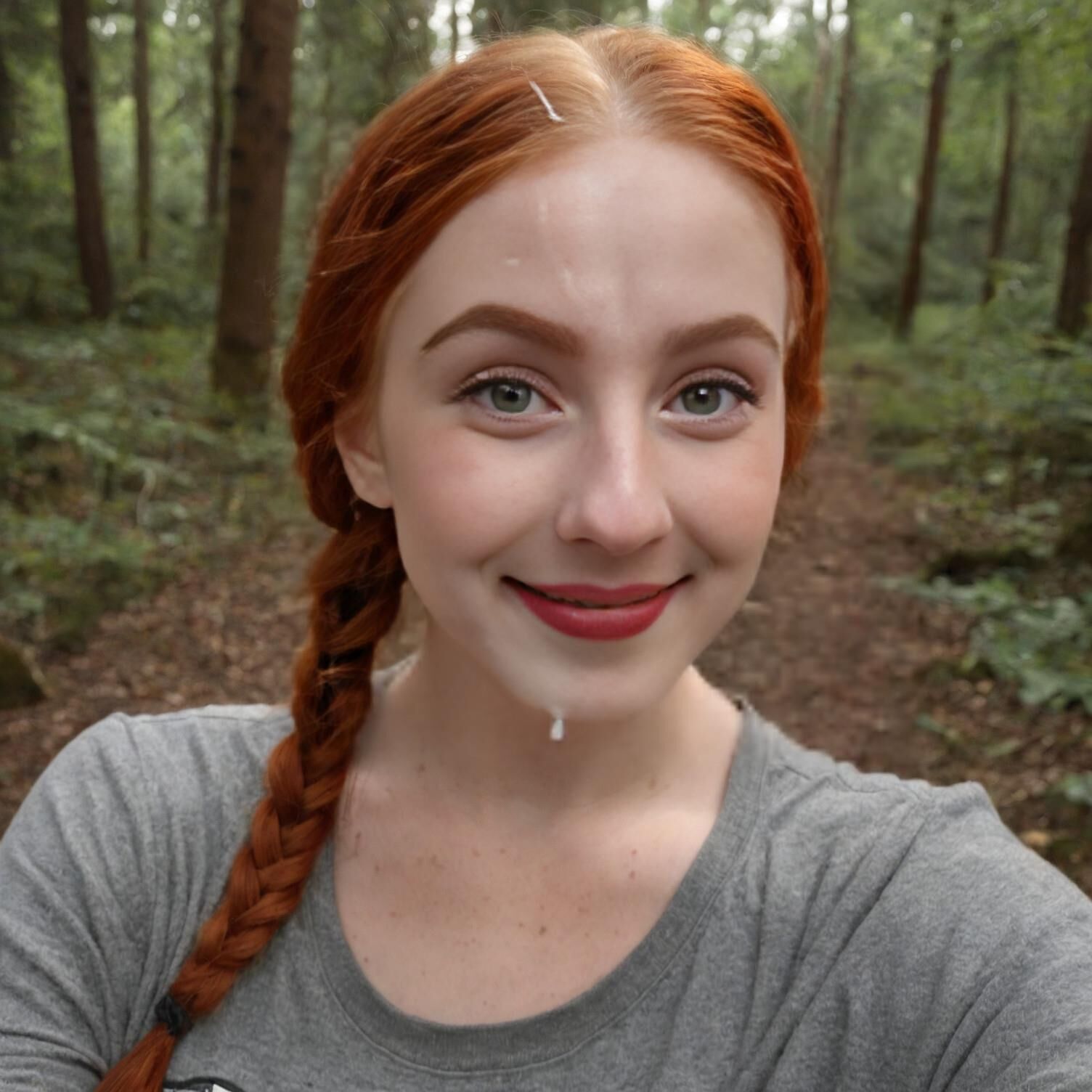 ginger in the forest made with fabularius.ai